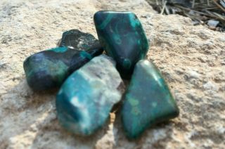 63.  05 ct polished & Half polished Eilat Stone King Solomon Israel Gemstone 4