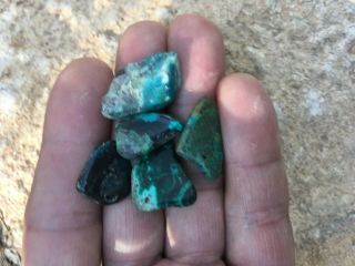 63.  05 ct polished & Half polished Eilat Stone King Solomon Israel Gemstone 5