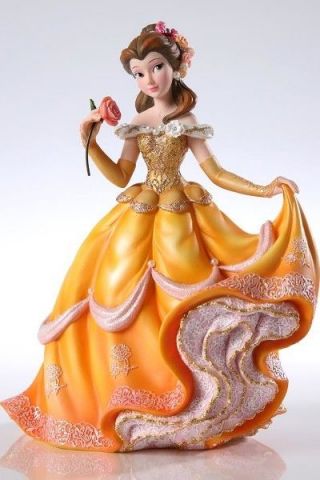 Disney Showcase Couture De Force Beauty And The Beast Belle With Rose Figurine