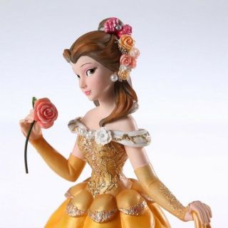 Disney Showcase Couture de Force Beauty and the Beast Belle with Rose Figurine 2
