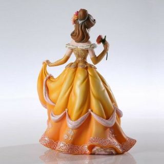 Disney Showcase Couture de Force Beauty and the Beast Belle with Rose Figurine 4