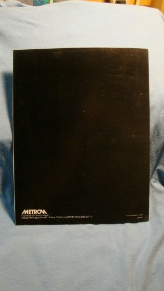 1978 Metron M - 4000 Power Amplifier Booklet with Specs 4