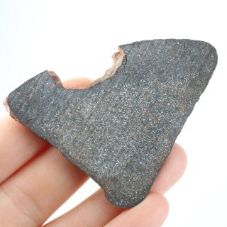 24g Rare chondrite meteorite crust Meteorit Chondrit slice QL A3106 2