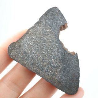 24g Rare chondrite meteorite crust Meteorit Chondrit slice QL A3106 3