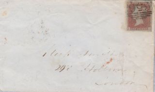 1849 Qv Rochester Cover With A 4 Margin 1d Penny Red Stamp Sent To London