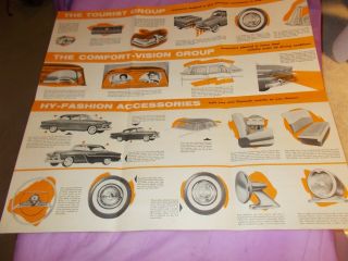 1955 Plymouth Accessories Sales Brochure