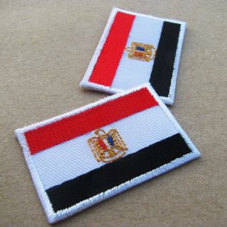 1x Egypt Patch Flag Embroidered Souvenirs Egyptian Iron On Travel National Cairo