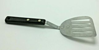 Vintage Ekco Forge Stainless Steel U.  S.  A.  9 1/4 " Short Handled Slotted Spatula