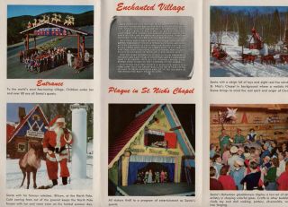 North Pole York Home Of Santa ' s Workshop Vintage 1950 ' s Travel Brochure 2