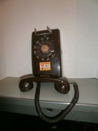 Vintage Stromberg Carlson Wall Mount Rotary Phone