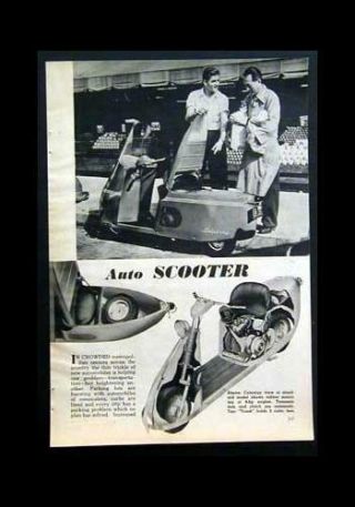 Salsbury Motor Scooter 1947 color pictorial 2