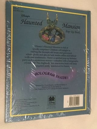 DISNEY HAUNTED MANSION Pop Up Book Portrait MADAME LEOTA Bride World Disneyland 2