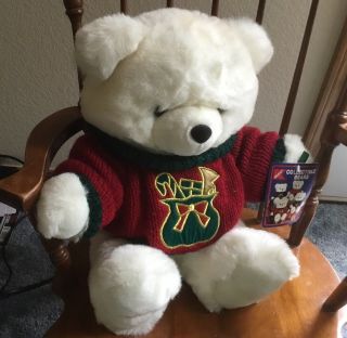 Kmart Christmas Bear 1997 W/tag