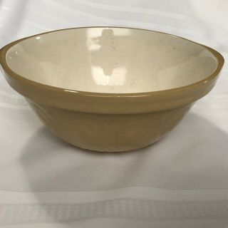 Vintage Gripstand T G Green Yellow Mixing Bowl Stoneware 24 