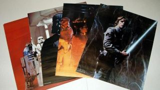 Set Of 4 Star Wars,  Empire Strikes Back,  Crisco Oil Ad Posters - 18x23 - 1980