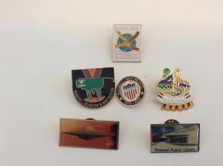 Roswell Nm Pin Set 6pc
