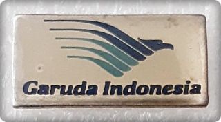 Aviation " Garuda Indonesia " The National Airline Of Indonesia Lapel Pin Badge