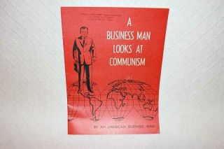 1950s Booklet A Business Man Looks At Communism - Central Allentown Train Committe