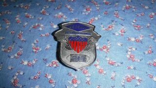 Vintage Keeshin Dependable Service Employee Badge Motor Express 2 3/8 " High