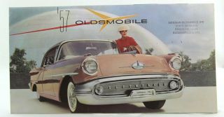Vintage Automobile Car Brochure 1957 Oldsmobile