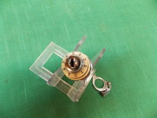 Vtg white Thread tension assembly Singer 221 K featherweight sewing machine part 2