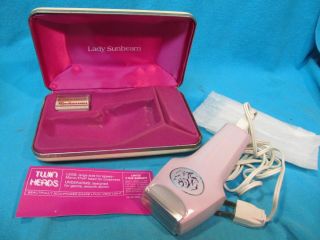 Pink Lady Sunbeam Twin Heads Electric Shaver