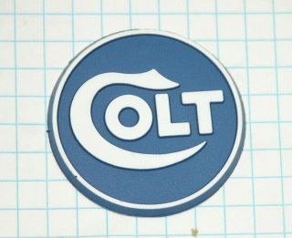 Vintage Colt Firearms Manufacturing Logo Rubber Refrigerator Magnet 1