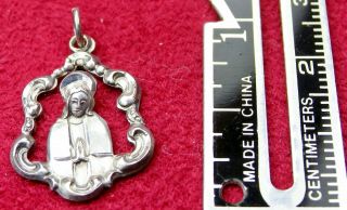 Carmelite Nuns Our Lady Of Carmel Sacred Heart Of Jesus Sterling Scapular Medal