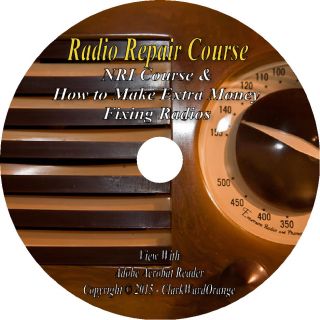 Vintage Radio Repair Course Nri How To Manuals Restore Coils 90 Volumes Books Cd
