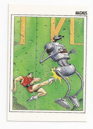 11 Jean Moebius Giraud Trading Cards & Promotional Magnus Robot Fighter Poster