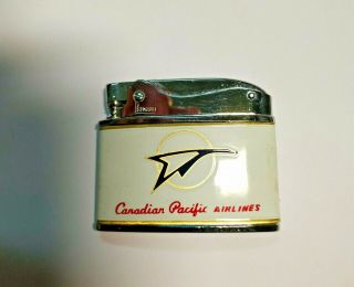 Antique,  Vintage Penguin Gas Pocket Lighter - Canadian Pacific Airlines