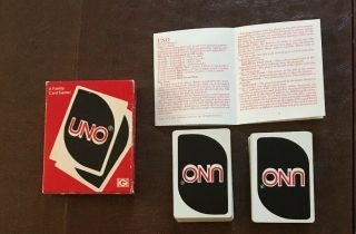 Vintage 1979 Uno Card Game - Complete