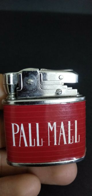 Vintage Continental Japan Pall Mall Famous Cigarettes Red Lighter
