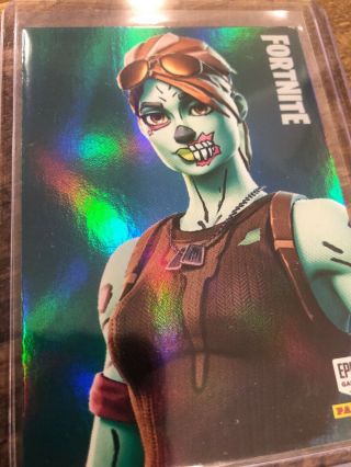 2019 Panini Fortnite Series 1 Card Ghoul Trooper Epic Outfit Holofoil 214