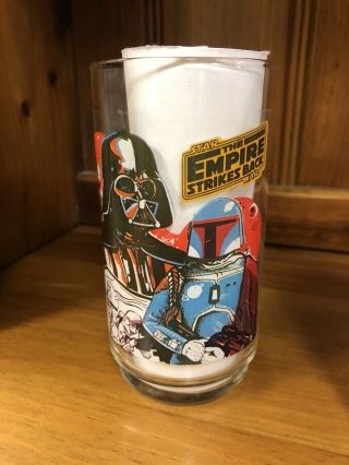 Vintage Star Wars Empire Strikes Back 1980 BurgerKing Coca - Cola Glasses Set of 4 2