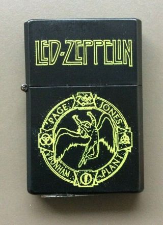 Led Zeppelin Swan Song Names Refillable Metal Lighter Official Merchandise Rare