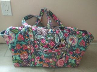 Large Duffel Bag Disney Mickey Mouse And Friends.  Vera Bradley