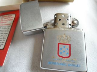 Vintage Rare Netherlands Antilles Zippo Lighter