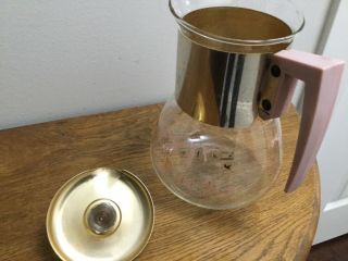 Vintage Perc - King By Handcraft Pink and Gold Coffee Pot 4
