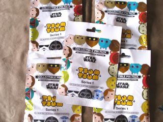 Disney Tsum Tsum - Star Wars Series 1 5 Packs / 5 - Pin Mystery Pack Pins
