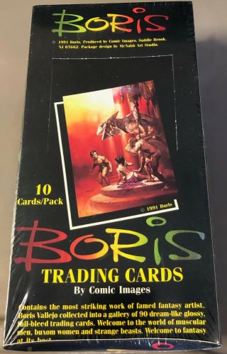 1991 Boris Vallejo Series 1 Trading Card Box 48 Fantasy Art Card Packs