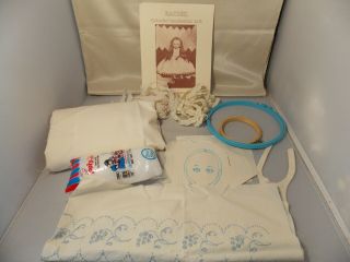 Rachel Candlewick Doll Sewing Kit Project Craft By Antiques & Threads - Unfinished