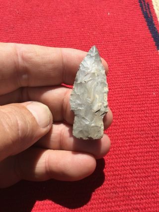 Indian Artifacts / Ohio Stemmed Point / Authentic Arrowheads