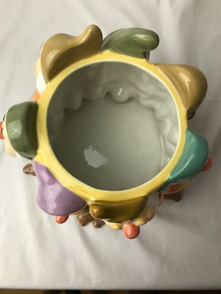 Walt Disney Snow White & The Seven Dwarfs Porcelain Cookie Jar 10 
