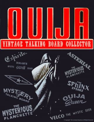 Vintage Ouija Board Collector Art Sign Ready To Frame P55