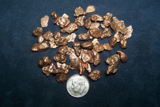 Keweenaw Natural Copper Mini - Nuggets (50, ) Arts Crafts Jewelry