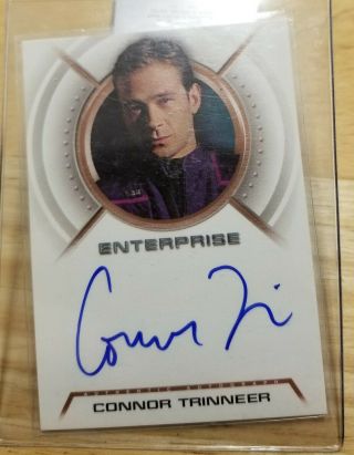 Rittenhouse Star Trek Enterprise Season 3 Autograph Connor Trinneer Trip Tucker