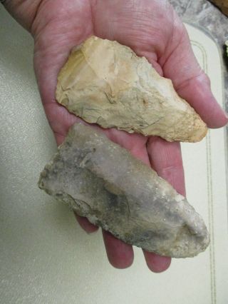 2 Fine Archaic Tools Found In Pike Co. ,  Missouri By Randy Hudson 2