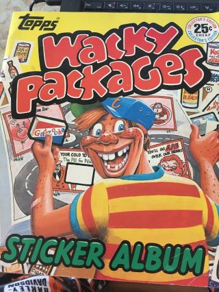 1982 Topps Wacky Packages Sticker Album Book.  - Collector’s Edition Complete