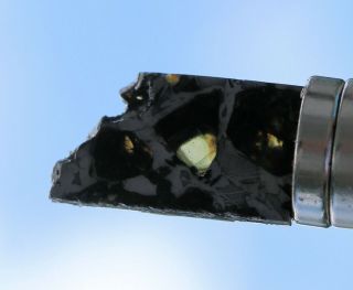 Admire Pallasite Meteorite,  2.  5 grams,  Kansas 2